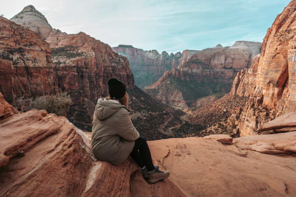 Canyon Overlook Trail in Zion National Park 