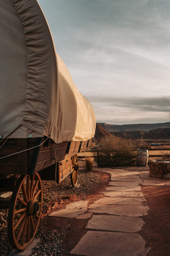 Covered Wagon at Zion White Bison Resort