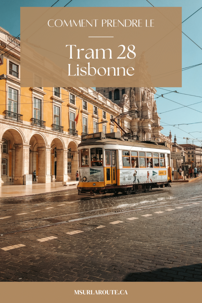 tram 28 à Lisbonne